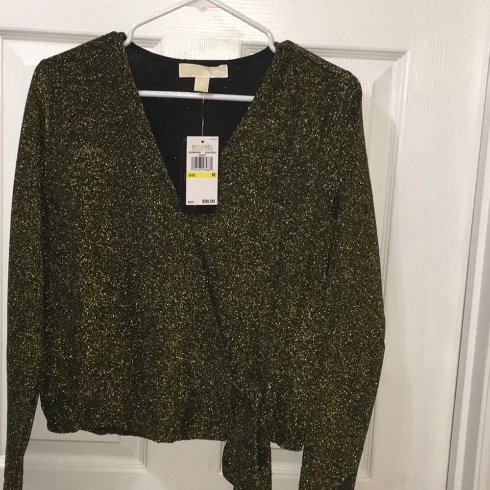 Beautiful Michael Kors Gold blouse.